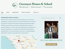 Tablet Screenshot of greenacrehomes.org